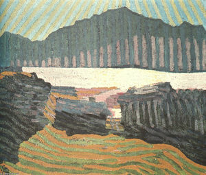 Giovanni Giacometti - View of Capolago