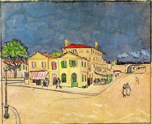 Vincent Van Gogh - -Vincent-s House in Arles (also known as The Yellow House)-