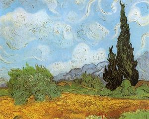 Vincent Van Gogh - Wheat Field with Cypresses at the Haude Galline near Eygalieres