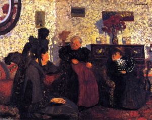 Jean Edouard Vuillard - The Widow-s Visit (also known as The Conversation)