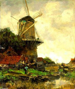 Jacob Henricus Maris - Windmill