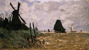 Claude Monet - Windmill near Zaandam