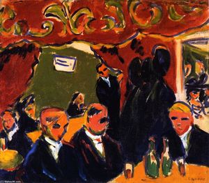 Ernst Ludwig Kirchner - Wine Bar (also known as Wine Tavern)