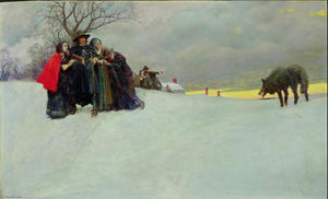 Howard Pyle - A Wolf Had Not Been Seen at Salem for Thirty Years