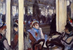 Edgar Degas - Women on a Cafe Terrace in the Evening