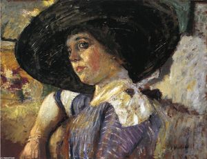 Jean Edouard Vuillard - Woman with Hat