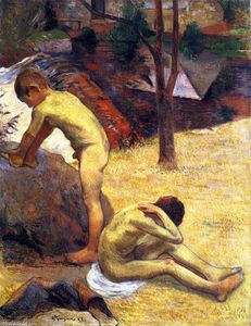 Paul Gauguin - Young Breton Bathers