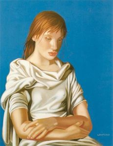 Tamara De Lempicka - Young Lady with Crossed Arms