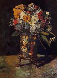 Adolphe Joseph Thomas Monticelli - Bouquet of Flowers