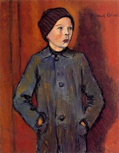 Albert Bloch - Portrait of a Boy