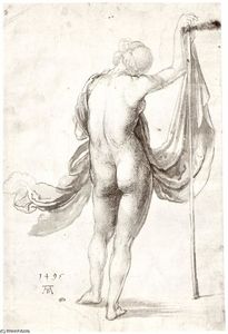 Albrecht Durer - Nude Study (Nude Female from the Back)