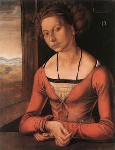 Albrecht Durer - Portrait Of A Woman With Her Hair Up