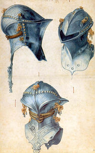 Albrecht Durer - Three studies of a helmet