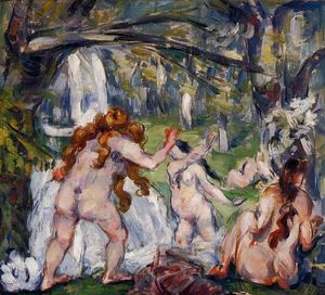 Paul Cezanne - Three Bathers