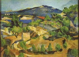Paul Cezanne - Mountains in Provence. L-Estaque