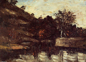Paul Cezanne - Bend in the River