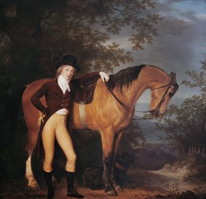 Jacques Laurent Agasse - Self-portrait With Horse
