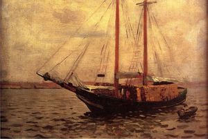 Thomas Pollock Anshutz - The Lumber Boat