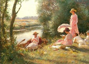 William Kay Blacklock - Picnic On The Ouse