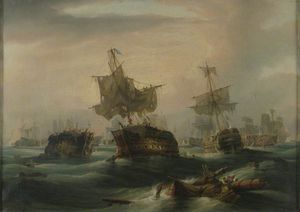 William John Huggins - The Battle Of Trafalgar