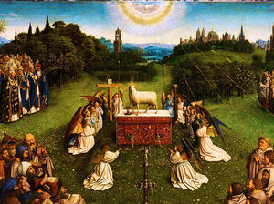 Hubert Van Eyck - Ghent Altarpiece Or Adoration Of The Mystic Lamb