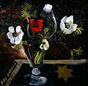 Christopher Wood - Anemones In A Glass