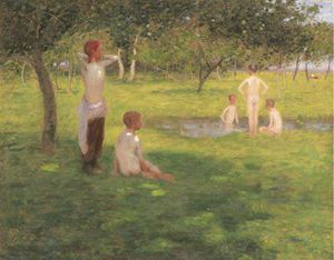 Edward William Stott - On A Summer Afternoon