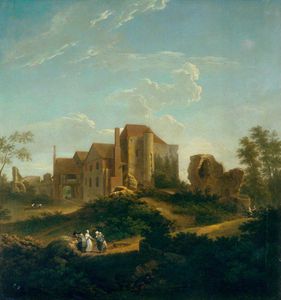 George Lambert - Ruins Of Leybourne Castle, Kent, From The South West