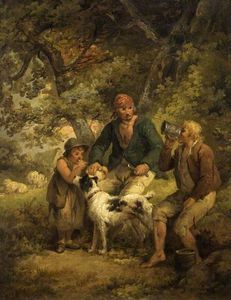 George Morland - The Peasants' Repast