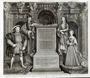 George Vertue - Familia Regia, Or The Family Of Henry Viii