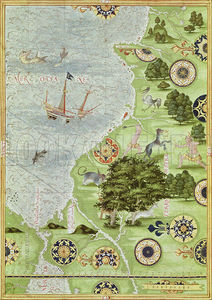 Guillaume Le Testu - Map Of The Magellan Straits