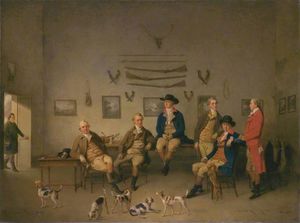 George Philip Reinagle - Members Of The Carrow Abbey Hunt