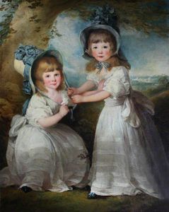 Richard Cosway - The Daughters Of Lady Boynton As Children