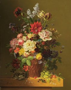 Arnoldus Bloemers - Floral Still Life