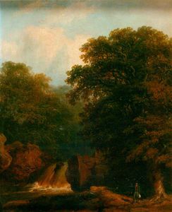 James Arthur O Connor - A Waterfall -
