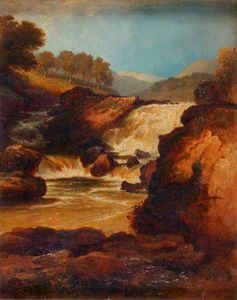 James Arthur O Connor - A Waterfall