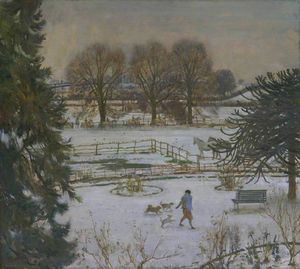 Alfred James Munnings - From My Bedroom Window