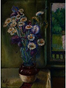 David Davidovich Burliuk - Floral Still Life