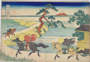 Katsushika Hokusai - Sekiya By The Sumida River