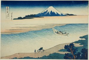 Katsushika Hokusai - Tama River In Musashi Province