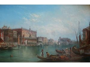 Alfred Pollentine - The Dogana, Venice