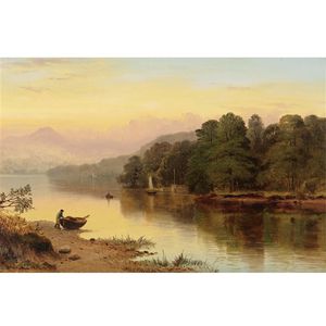 George Cole Senior - A River In Wales