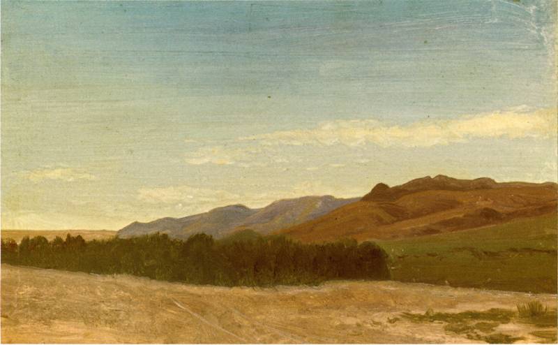  Artwork Replica The Plains Near Fort Laramie, 1863 by Albert Bierstadt (1830-1902, Germany) | ArtsDot.com