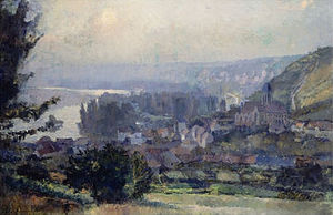 Albert-Charles Lebourg (Albert-Marie Lebourg) - View of Vetheuil Vue de Vetheuil