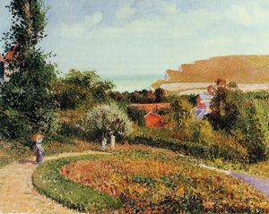 Camille Pissarro - The Garden of the Hotel Berneval.