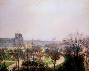 Camille Pissarro - the tuileries gardens.