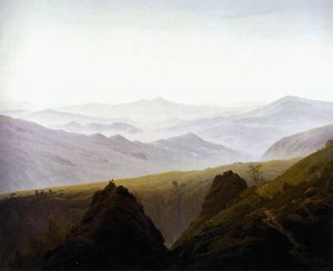 Caspar David Friedrich - morning in the mountains