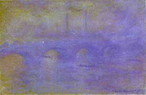 Claude Monet - the waterloo bridge. the fog