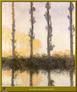 Claude Monet - quatre peupliers