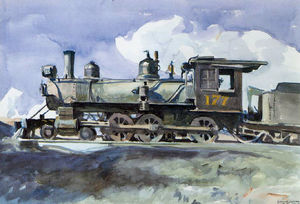 Edward Hopper - d. ^ r. g. locomotive